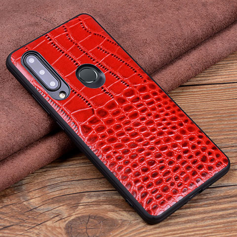 Handyhülle Hülle Luxus Leder Schutzhülle R04 für Huawei Honor 20i Rot