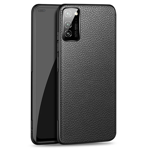 Handyhülle Hülle Luxus Leder Schutzhülle R04 für Huawei Honor V30 5G Schwarz