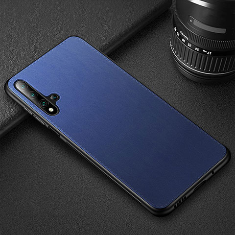 Handyhülle Hülle Luxus Leder Schutzhülle R05 für Huawei Honor 20S Blau