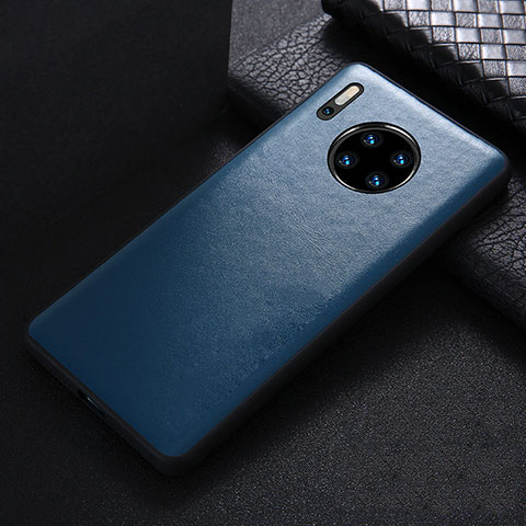 Handyhülle Hülle Luxus Leder Schutzhülle R05 für Huawei Mate 30 Blau