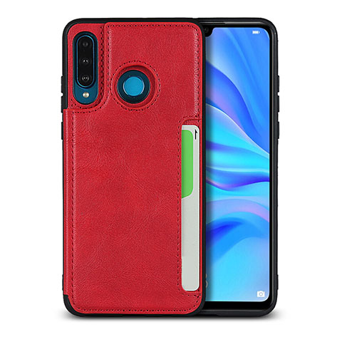 Handyhülle Hülle Luxus Leder Schutzhülle R05 für Huawei Nova 4e Rot