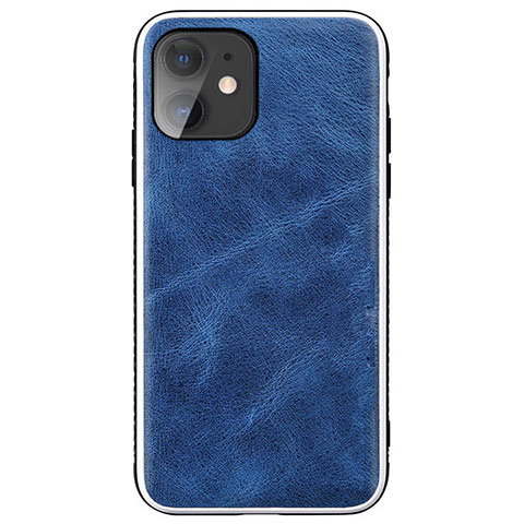 Handyhülle Hülle Luxus Leder Schutzhülle R06 für Apple iPhone 11 Blau
