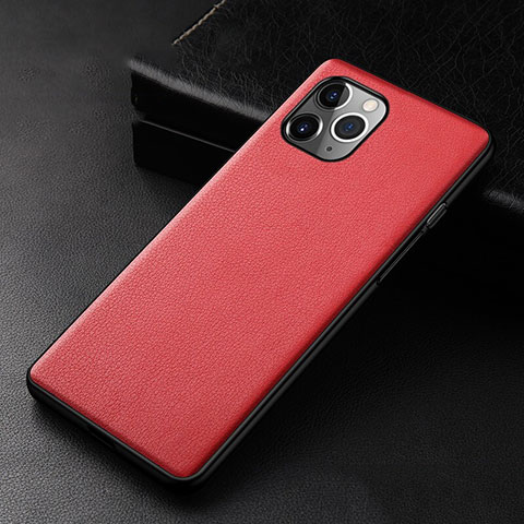 Handyhülle Hülle Luxus Leder Schutzhülle R06 für Apple iPhone 11 Pro Rot