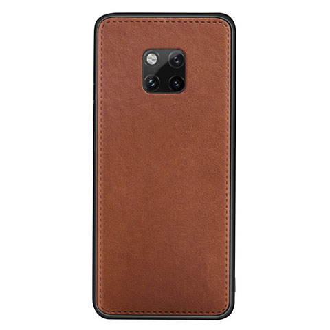 Handyhülle Hülle Luxus Leder Schutzhülle R07 für Huawei Mate 20 Pro Orange