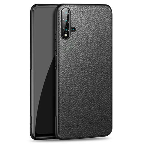 Handyhülle Hülle Luxus Leder Schutzhülle R07 für Huawei Nova 5 Pro Schwarz