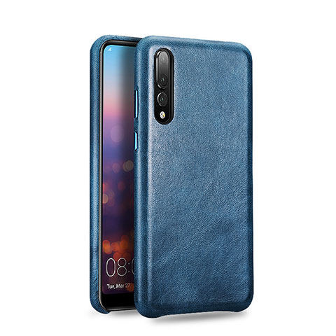 Handyhülle Hülle Luxus Leder Schutzhülle R07 für Huawei P20 Pro Blau