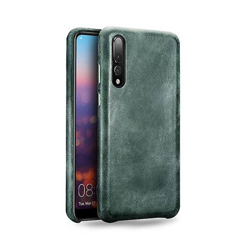 Handyhülle Hülle Luxus Leder Schutzhülle R07 für Huawei P20 Pro Grün