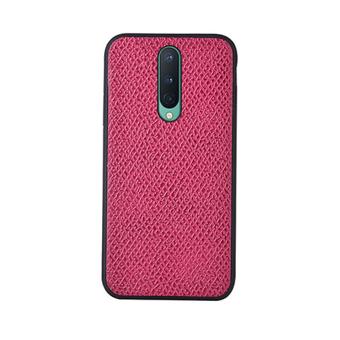 Handyhülle Hülle Luxus Leder Schutzhülle R07 für OnePlus 8 Pink