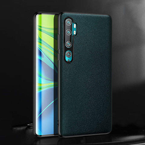 Handyhülle Hülle Luxus Leder Schutzhülle R08 für Xiaomi Mi Note 10 Pro Grün