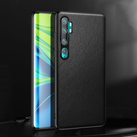 Handyhülle Hülle Luxus Leder Schutzhülle R08 für Xiaomi Mi Note 10 Pro Schwarz