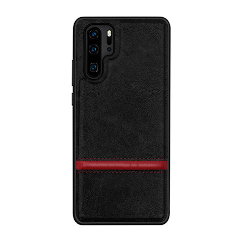 Handyhülle Hülle Luxus Leder Schutzhülle R10 für Huawei P30 Pro New Edition Schwarz