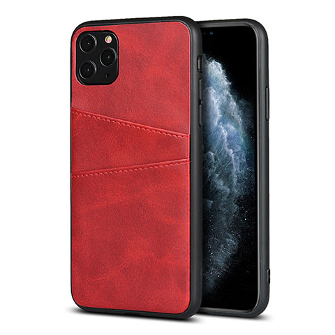 Handyhülle Hülle Luxus Leder Schutzhülle R15 für Apple iPhone 11 Pro Rot