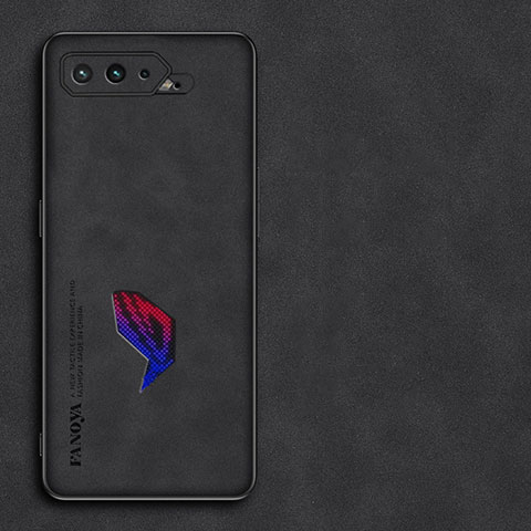 Handyhülle Hülle Luxus Leder Schutzhülle S01 für Asus ROG Phone 5s Schwarz