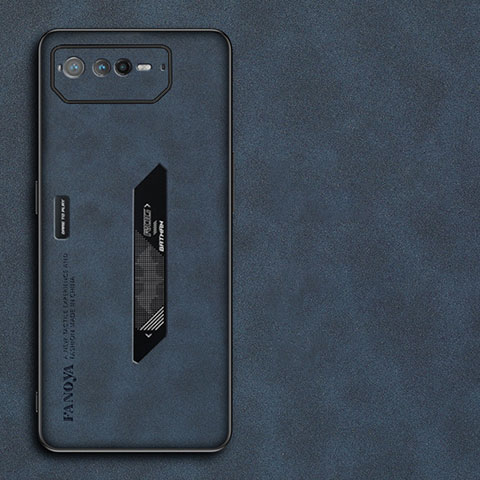 Handyhülle Hülle Luxus Leder Schutzhülle S01 für Asus ROG Phone 6 Blau