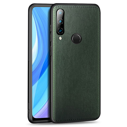 Handyhülle Hülle Luxus Leder Schutzhülle S01 für Huawei Enjoy 10 Plus Grün