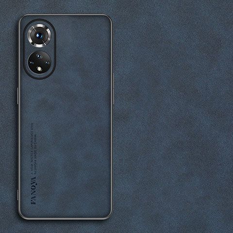 Handyhülle Hülle Luxus Leder Schutzhülle S01 für Huawei Honor 50 Pro 5G Blau