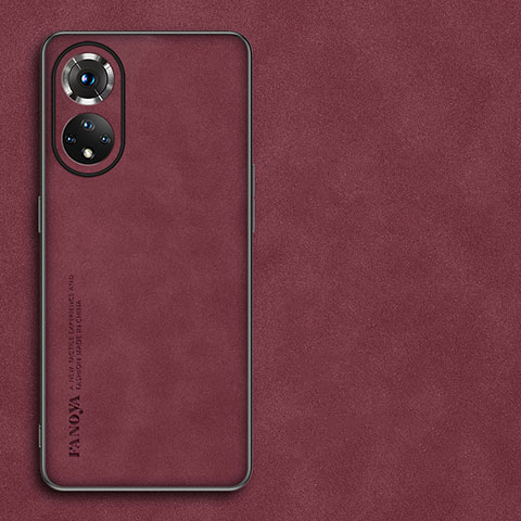 Handyhülle Hülle Luxus Leder Schutzhülle S01 für Huawei Honor 50 Pro 5G Rot