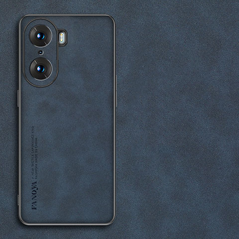 Handyhülle Hülle Luxus Leder Schutzhülle S01 für Huawei Honor 60 5G Blau