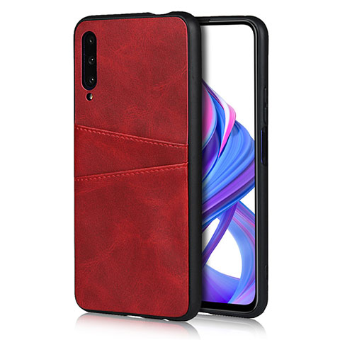 Handyhülle Hülle Luxus Leder Schutzhülle S01 für Huawei Honor 9X Pro Rot