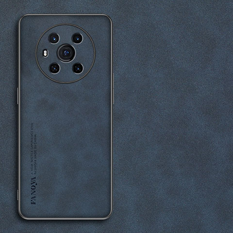 Handyhülle Hülle Luxus Leder Schutzhülle S01 für Huawei Honor Magic3 5G Blau