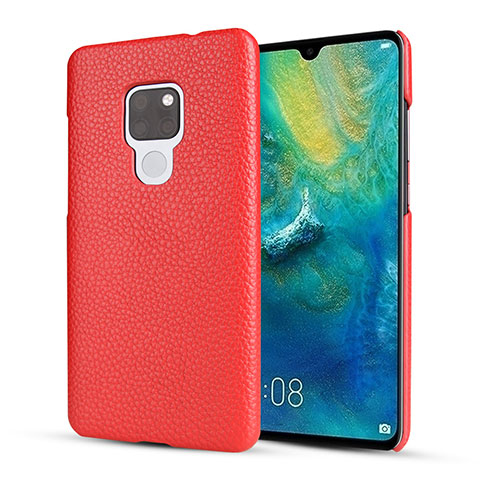 Handyhülle Hülle Luxus Leder Schutzhülle S01 für Huawei Mate 20 Rot