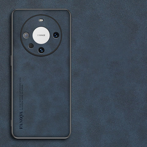 Handyhülle Hülle Luxus Leder Schutzhülle S01 für Huawei Mate 60 Blau