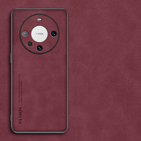 Handyhülle Hülle Luxus Leder Schutzhülle S01 für Huawei Mate 60 Pro Rot