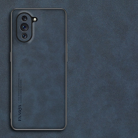 Handyhülle Hülle Luxus Leder Schutzhülle S01 für Huawei Nova 10 Blau