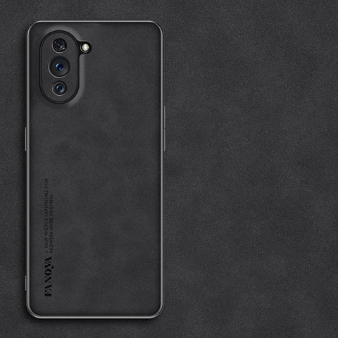 Handyhülle Hülle Luxus Leder Schutzhülle S01 für Huawei Nova 10 Schwarz