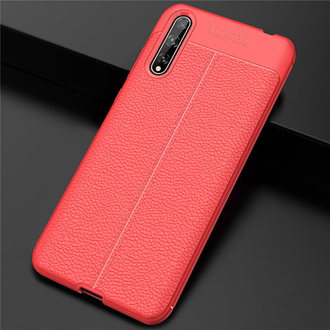 Handyhülle Hülle Luxus Leder Schutzhülle S01 für Huawei P smart S Rot