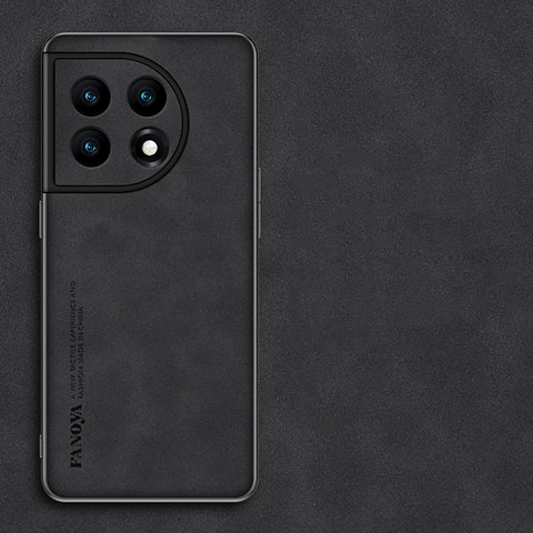 Handyhülle Hülle Luxus Leder Schutzhülle S01 für OnePlus 11 5G Schwarz