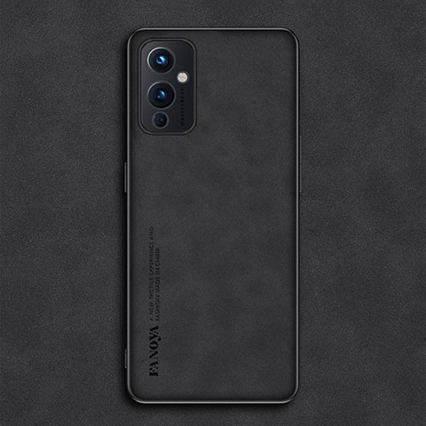 Handyhülle Hülle Luxus Leder Schutzhülle S01 für OnePlus 9 5G Schwarz