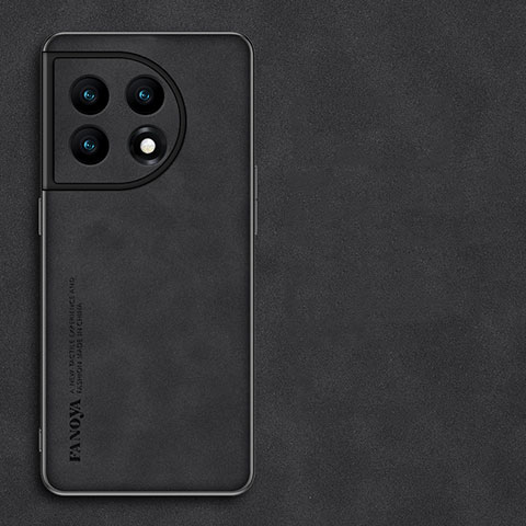 Handyhülle Hülle Luxus Leder Schutzhülle S01 für OnePlus Ace 2 Pro 5G Schwarz