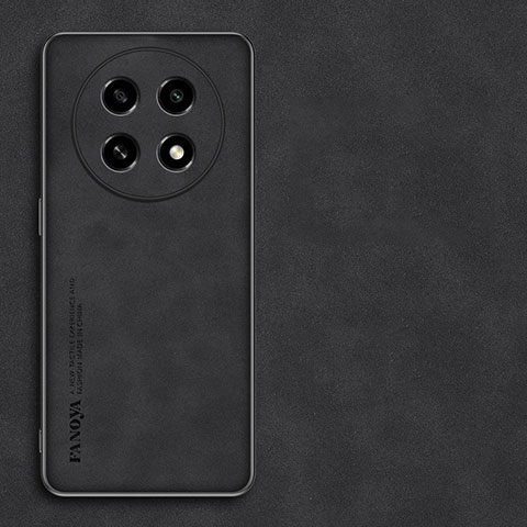 Handyhülle Hülle Luxus Leder Schutzhülle S01 für Oppo A2 Pro 5G Schwarz