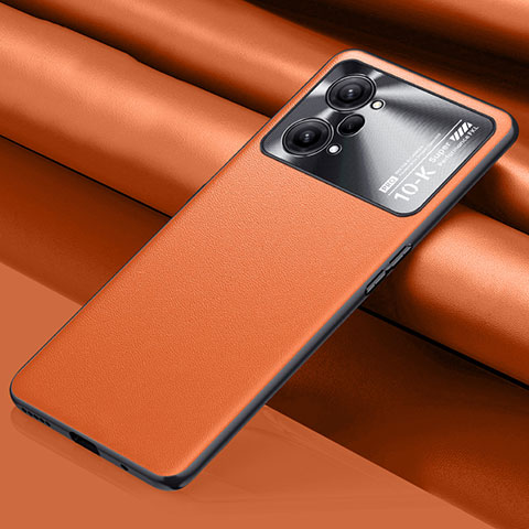 Handyhülle Hülle Luxus Leder Schutzhülle S01 für Oppo K10 Pro 5G Orange