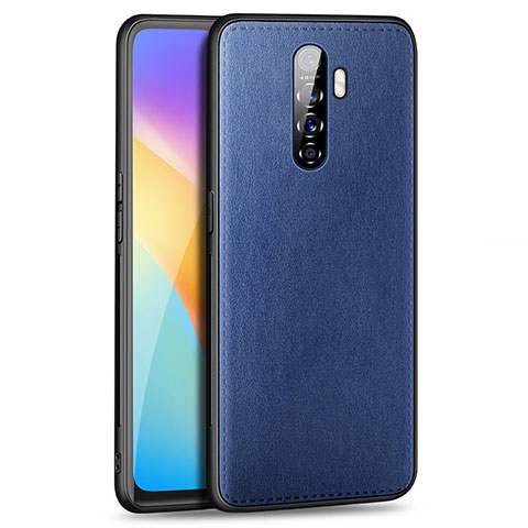 Handyhülle Hülle Luxus Leder Schutzhülle S01 für Oppo Reno Ace Blau