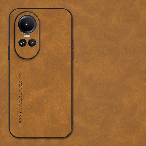 Handyhülle Hülle Luxus Leder Schutzhülle S01 für Oppo Reno10 Pro 5G Orange