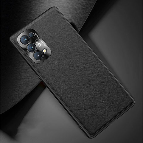 Handyhülle Hülle Luxus Leder Schutzhülle S01 für Oppo Reno5 Pro 5G Schwarz