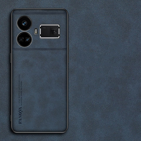 Handyhülle Hülle Luxus Leder Schutzhülle S01 für Realme GT5 5G Blau