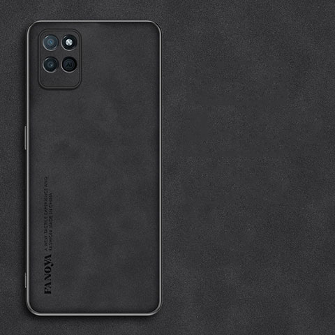 Handyhülle Hülle Luxus Leder Schutzhülle S01 für Realme V11 5G Schwarz