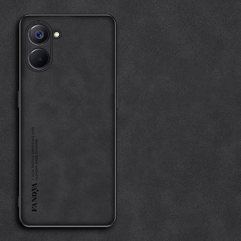 Handyhülle Hülle Luxus Leder Schutzhülle S01 für Realme V20 5G Schwarz