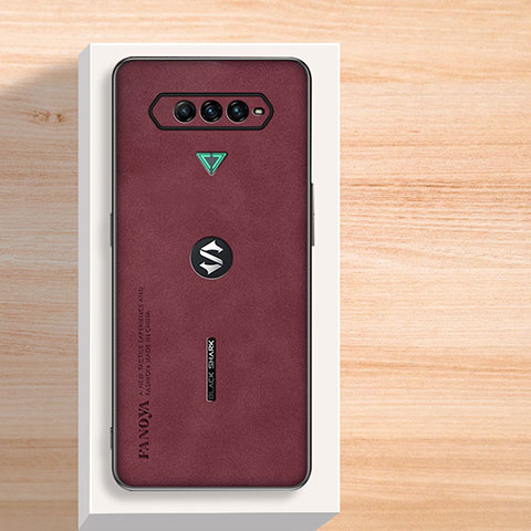 Handyhülle Hülle Luxus Leder Schutzhülle S01 für Xiaomi Black Shark 4 Pro 5G Rot