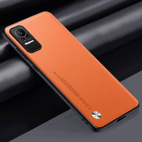 Handyhülle Hülle Luxus Leder Schutzhülle S01 für Xiaomi Civi 1S 5G Orange