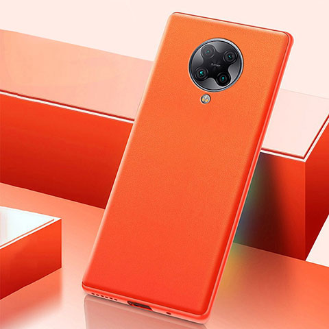 Handyhülle Hülle Luxus Leder Schutzhülle S01 für Xiaomi Poco F2 Pro Orange