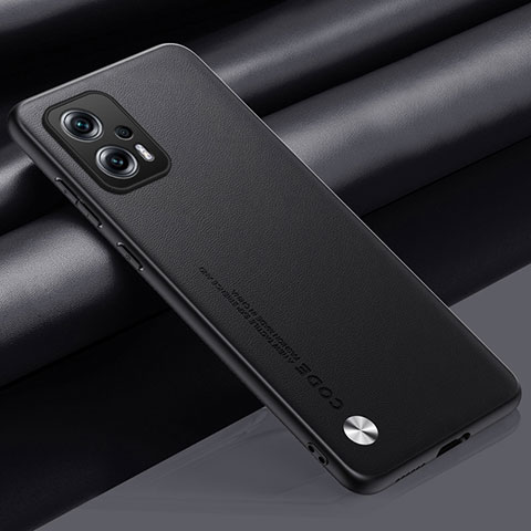 Handyhülle Hülle Luxus Leder Schutzhülle S01 für Xiaomi Poco X4 GT 5G Schwarz