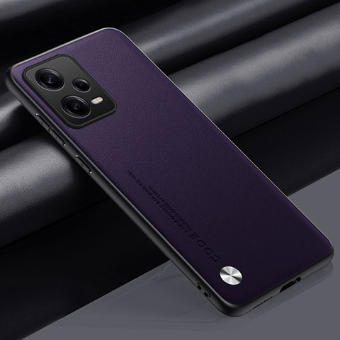 Handyhülle Hülle Luxus Leder Schutzhülle S01 für Xiaomi Poco X5 5G Violett