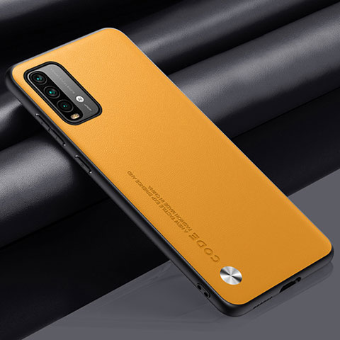 Handyhülle Hülle Luxus Leder Schutzhülle S01 für Xiaomi Redmi 9 Power Gelb