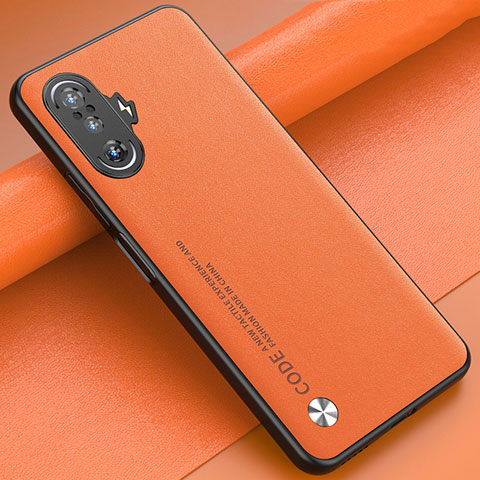 Handyhülle Hülle Luxus Leder Schutzhülle S01 für Xiaomi Redmi K40 Gaming 5G Orange