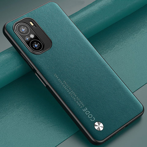 Handyhülle Hülle Luxus Leder Schutzhülle S01 für Xiaomi Redmi K40 Pro 5G Grün