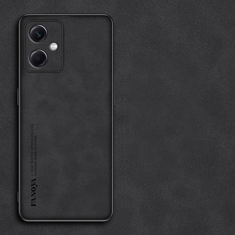 Handyhülle Hülle Luxus Leder Schutzhülle S01 für Xiaomi Redmi Note 12R Pro 5G Schwarz